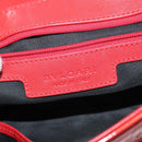 BVLGARI Shoulder Bag Enamel Red Gold Auth 124694-15