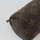 LOUIS VUITTON Monogram Mini Speedy Hand Bag M41534 LV Auth 124722-15