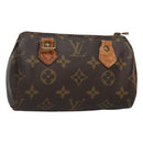 LOUIS VUITTON Monogram Mini Speedy Hand Bag M41534 LV Auth 124722-1