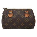 LOUIS VUITTON Monogram Mini Speedy Hand Bag M41534 LV Auth 124722-2
