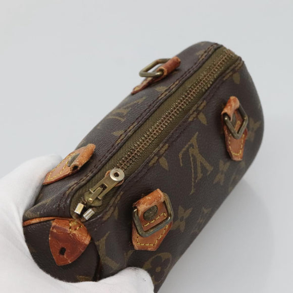 LOUIS VUITTON Monogram Mini Speedy Hand Bag M41534 LV Auth 124722