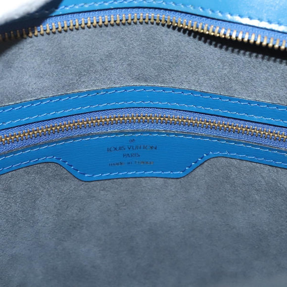 LOUIS VUITTON Epi Saint Jacques Shopping Shoulder Bag Blue M52275 LV Auth 124728