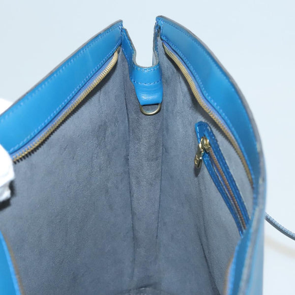 LOUIS VUITTON Epi Saint Jacques Shopping Shoulder Bag Blue M52275 LV Auth 124728