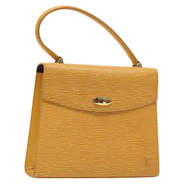 LOUIS VUITTON Epi Malesherbes Hand Bag Tassili Yellow Jonne M52379 Auth 124742