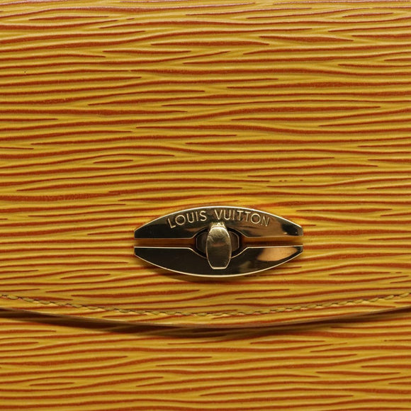 LOUIS VUITTON Epi Malesherbes Hand Bag Tassili Yellow Jonne M52379 Auth 124742