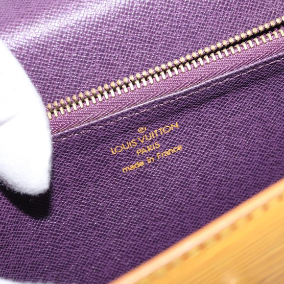 LOUIS VUITTON Epi Malesherbes Hand Bag Tassili Yellow Jonne M52379 Auth 124742