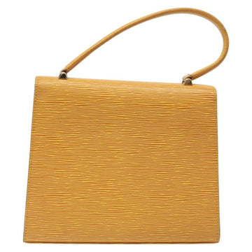 LOUIS VUITTON Epi Malesherbes Hand Bag Tassili Yellow Jonne M52379 Auth 124742 - 0