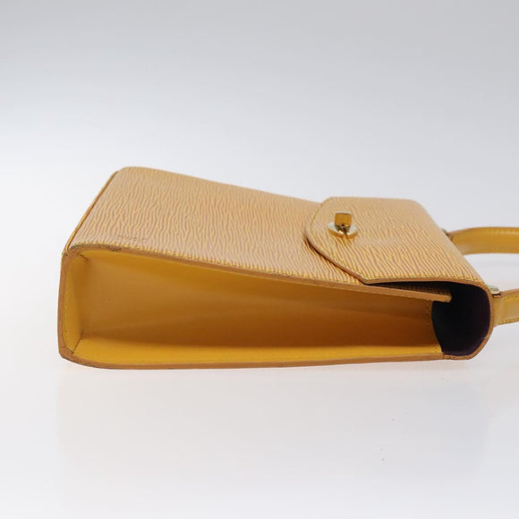 LOUIS VUITTON Epi Malesherbes Hand Bag Tassili Yellow Jonne M52379 Auth 124742
