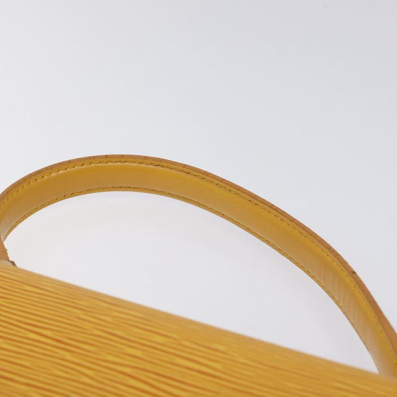 LOUIS VUITTON Epi Malesherbes Hand Bag Tassili Yellow Jonne M52379 Auth 124742