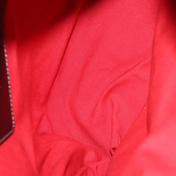 BURBERRY Nova Check Hand Bag Wool Beige Gold Auth 124760