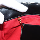 BURBERRY Nova Check Hand Bag Wool Beige Gold Auth 124760-19