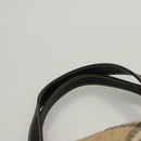 BURBERRY Nova Check Hand Bag Wool Beige Gold Auth 124760-8