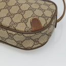 GUCCI GG Supreme Web Sherry Line Bag PVC Beige Gold 89 02 066 Auth 124761-9