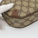 GUCCI GG Supreme Web Sherry Line Bag PVC Beige Gold 89 02 066 Auth 124761-14