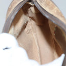 GUCCI GG Supreme Web Sherry Line Bag PVC Beige Gold 89 02 066 Auth 124761-19