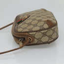 GUCCI GG Supreme Web Sherry Line Bag PVC Beige Gold 89 02 066 Auth 124761-4