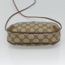 GUCCI GG Supreme Web Sherry Line Bag PVC Beige Gold 89 02 066 Auth 124761-5