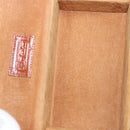 MCM Logogram Vicetos Hand Bag PVC Leather 2way Brown Gold Auth 124762-12