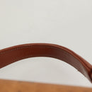 MCM Logogram Vicetos Hand Bag PVC Leather 2way Brown Gold Auth 124762-14