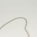 Miu Miu Chain Shoulder Bag Leather Black Silver Auth 124763-8