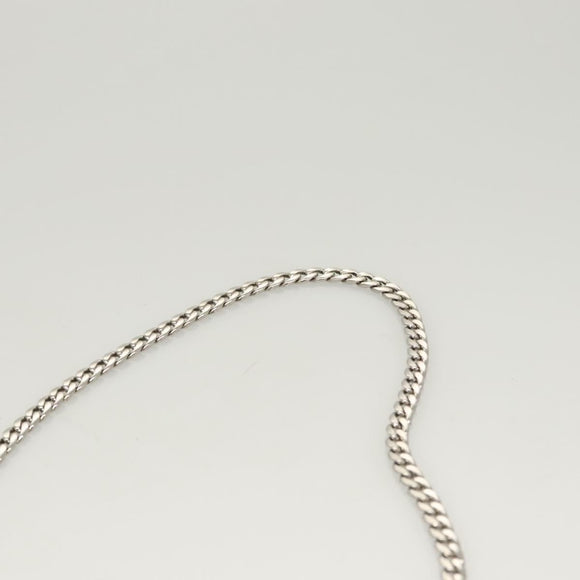 Miu Miu Chain Shoulder Bag Leather Black Silver Auth 124763