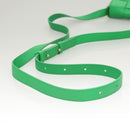 BOTTEGA VENETA MAXI INTRECCIATO Shoulder Bag Leather Green Auth 124769-7