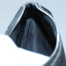Christian Dior Accessory Pouch Canvas Black Silver Auth 124775-19