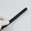 Christian Dior Accessory Pouch Canvas Black Silver Auth 124775-7