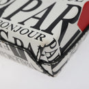 BALENCIAGA Hand Bag Leather 2way White Silver 593826 Auth 124781-14