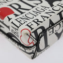 BALENCIAGA Hand Bag Leather 2way White Silver 593826 Auth 124781-15