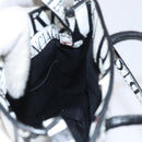 BALENCIAGA Hand Bag Leather 2way White Silver 593826 Auth 124781-18