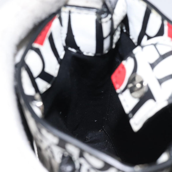 BALENCIAGA Hand Bag Leather 2way White Silver 593826 Auth 124781