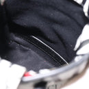 BALENCIAGA Hand Bag Leather 2way White Silver 593826 Auth 124781-21