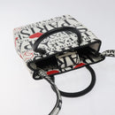 BALENCIAGA Hand Bag Leather 2way White Silver 593826 Auth 124781-6