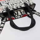 BALENCIAGA Hand Bag Leather 2way White Silver 593826 Auth 124781-7