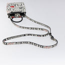 BALENCIAGA Hand Bag Leather 2way White Silver 593826 Auth 124781-8