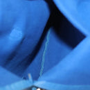 BALLY Shoulder Bag Leather Blue Gold Auth 124787-11