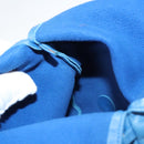 BALLY Shoulder Bag Leather Blue Gold Auth 124787-17