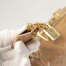 LOUIS VUITTON Monogram Vernis Alma BB Hand Bag Beige Dunne M90175 LV Auth 124804-15