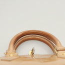 LOUIS VUITTON Monogram Vernis Alma BB Hand Bag Beige Dunne M90175 LV Auth 124804-8