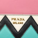 PRADA Shoulder Bag Leather Pink Gold Auth 124811-17