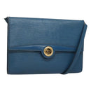 LOUIS VUITTON Epi Pochette Arche Shoulder Bag Blue M52575 LV Auth 124831-1