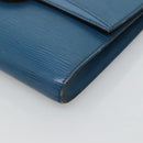LOUIS VUITTON Epi Pochette Arche Shoulder Bag Blue M52575 LV Auth 124831-9