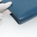 LOUIS VUITTON Epi Pochette Arche Shoulder Bag Blue M52575 LV Auth 124831-17