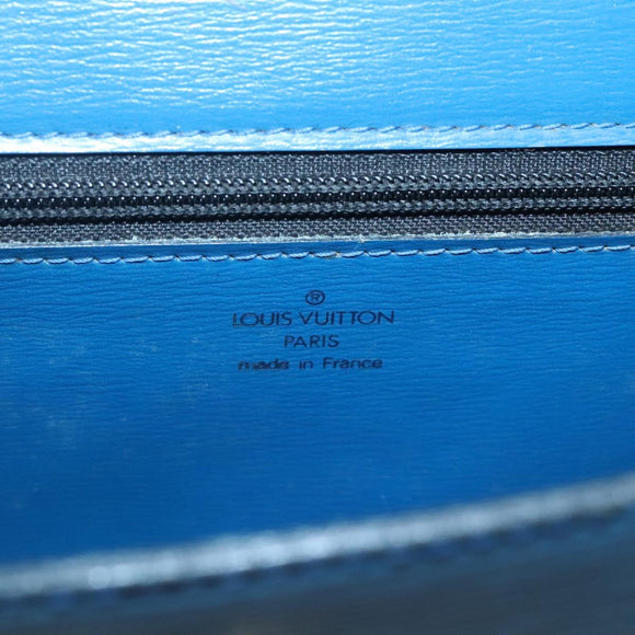LOUIS VUITTON Epi Pochette Arche Shoulder Bag Blue M52575 LV Auth 124831