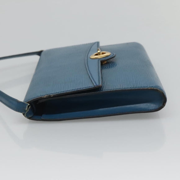 LOUIS VUITTON Epi Pochette Arche Shoulder Bag Blue M52575 LV Auth 124831