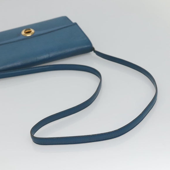 LOUIS VUITTON Epi Pochette Arche Shoulder Bag Blue M52575 LV Auth 124831