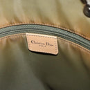 Christian Dior Trotter Canvas Tote Bag Khaki Silver Auth 124835-18