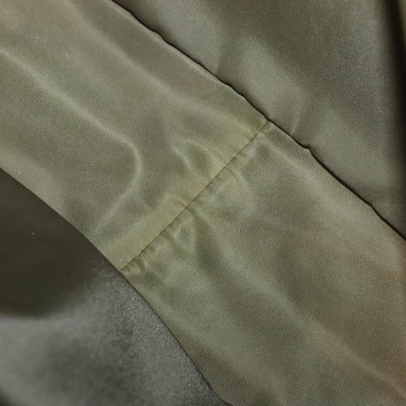 Christian Dior Trotter Canvas Tote Bag Khaki Silver Auth 124835