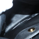 BALLY Shoulder Bag Leather Black Gold Auth 124841-21